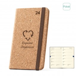 Agenda cortiça bolso Personalizada