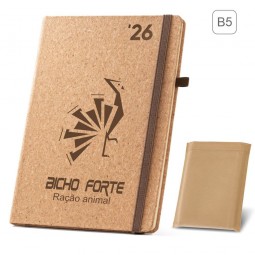 Agenda semanal 2026 personalizada para brindes
