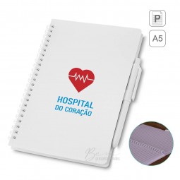 Caderno com caneta personalizado para brindes