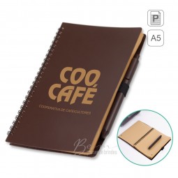 Caderno ecológico personalizado