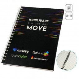 caderno executivo personalizado para brindes