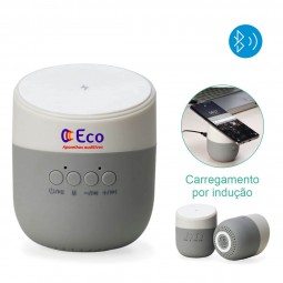 Caixa de som Bluetooth carregamento wireless personalizada 