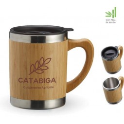 Caneca Bambu personalizada