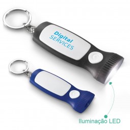 chaveiro lanterna LED personalizado