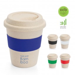 Copo personalizado Ecológico fibra de bambu Latte