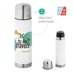 Garrafa térmica personalizada impressão 360 graus