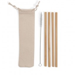 Kit Canudos de Bambu BG072