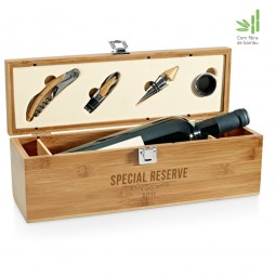 kit vinho bambu personalizado SYRAH