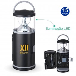Lanterna LED com kit ferramentas personalizada