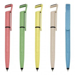 Caneta eco bambu Touch com Suporte 708t