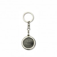 Chaveiro porta-foto inox 18827
