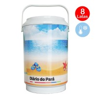 Cooler 8 latas Personalizado branco