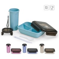 Kit Copo Marmita Bambu 08029
