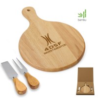 Kit queijo 3 peças Bambu 08223